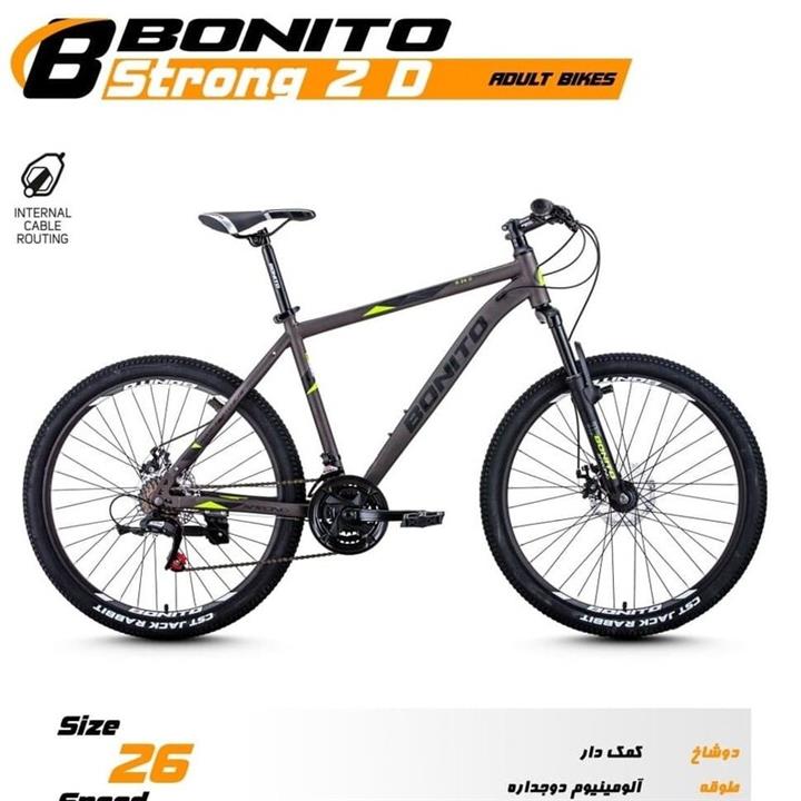 دوچرخه برند BONITO مدل STONG2D تنه 19 اینچ  زیبا  باکلاس و باکیفیت